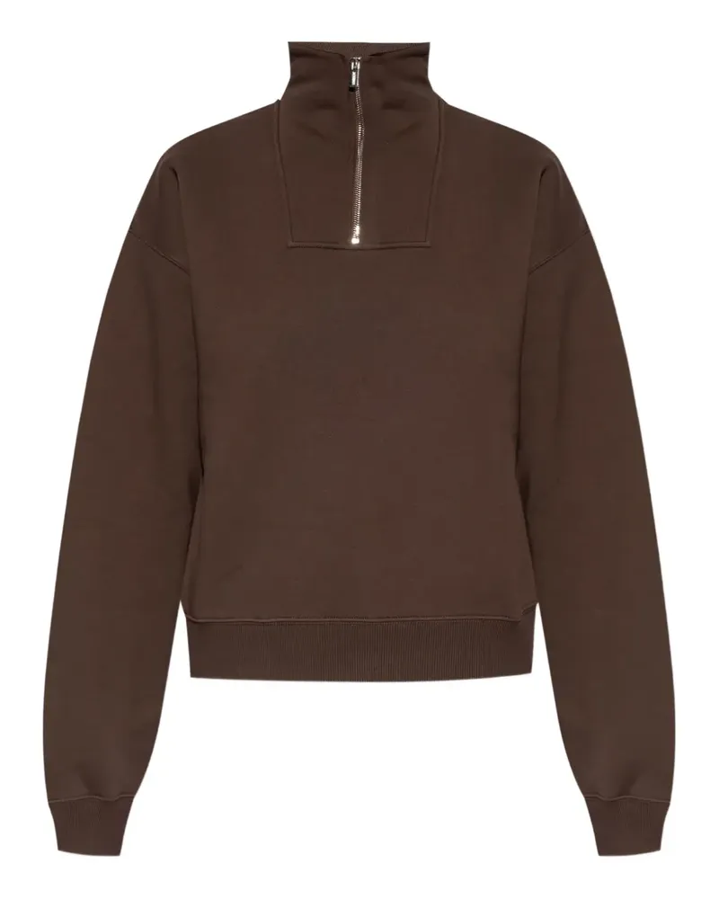 Jacquemus Sweatshirt mit Reißverschluss - Braun Braun