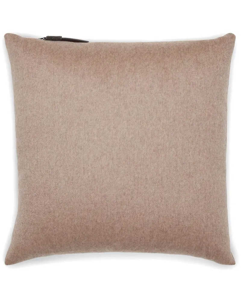 Brunello Cucinelli Kissen aus Kaschmir - Braun Braun