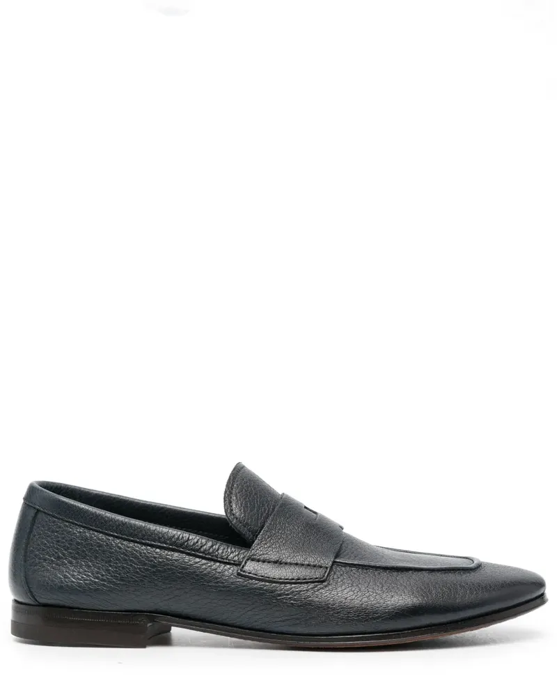 Henderson Loafer aus strukturiertem Leder - Blau Blau