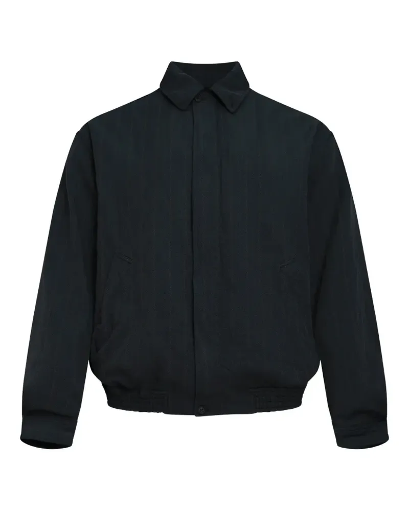 Comme des Garçons herringbone zip-up jacket - Braun Braun