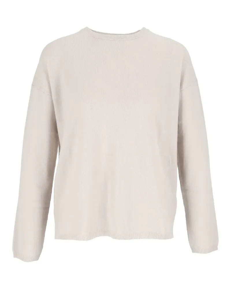 ALLUDE crew-neck cashmere sweater - Nude Nude