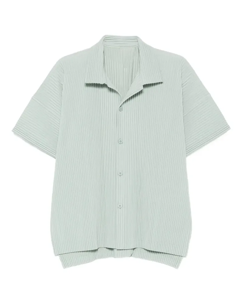 Issey Miyake Hemd mit Falten - Grün Grün