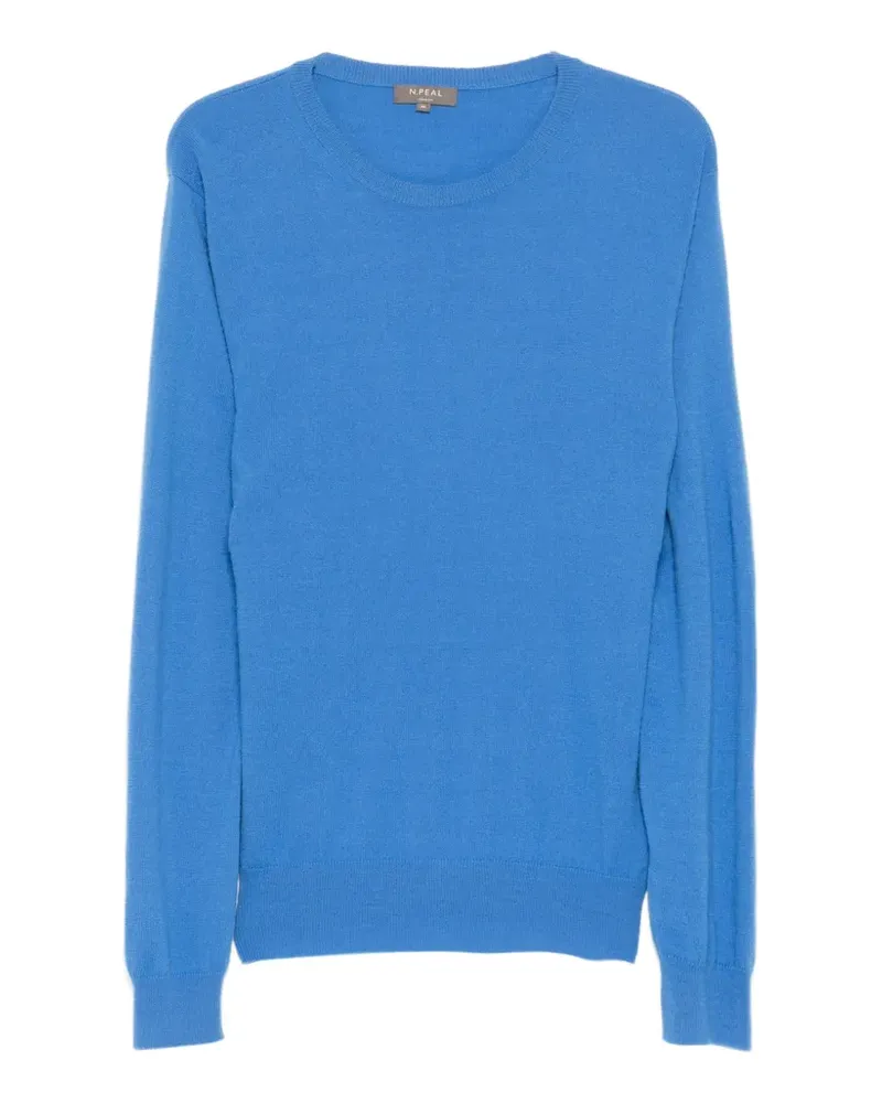 N.Peal Oxford Pullover - Blau Blau