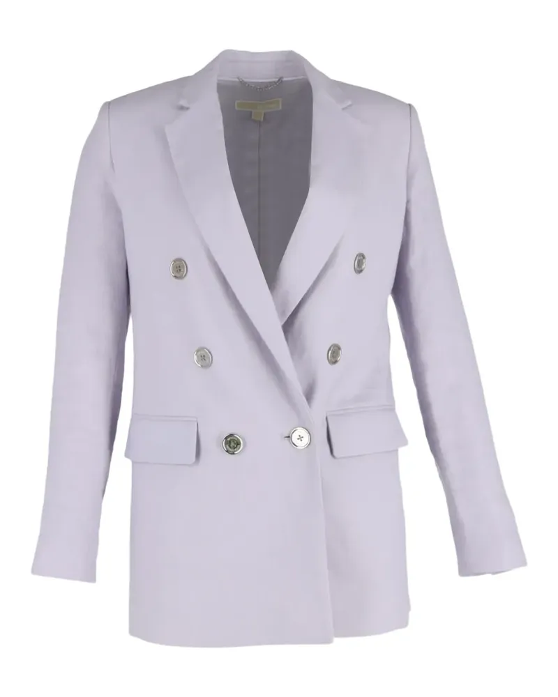 Michael Kors double-breasted linen blazer - Violett Violett