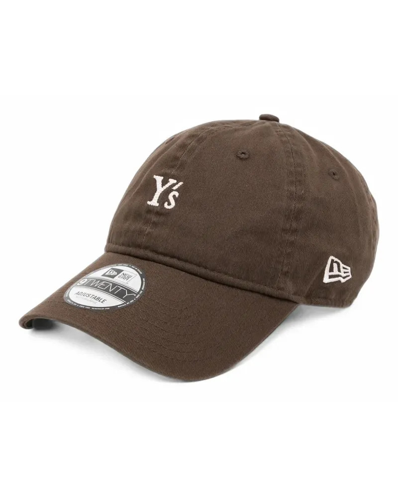 Yohji Yamamoto 9Twenty Baseballkappe mit Logo-Stickerei - Braun Braun