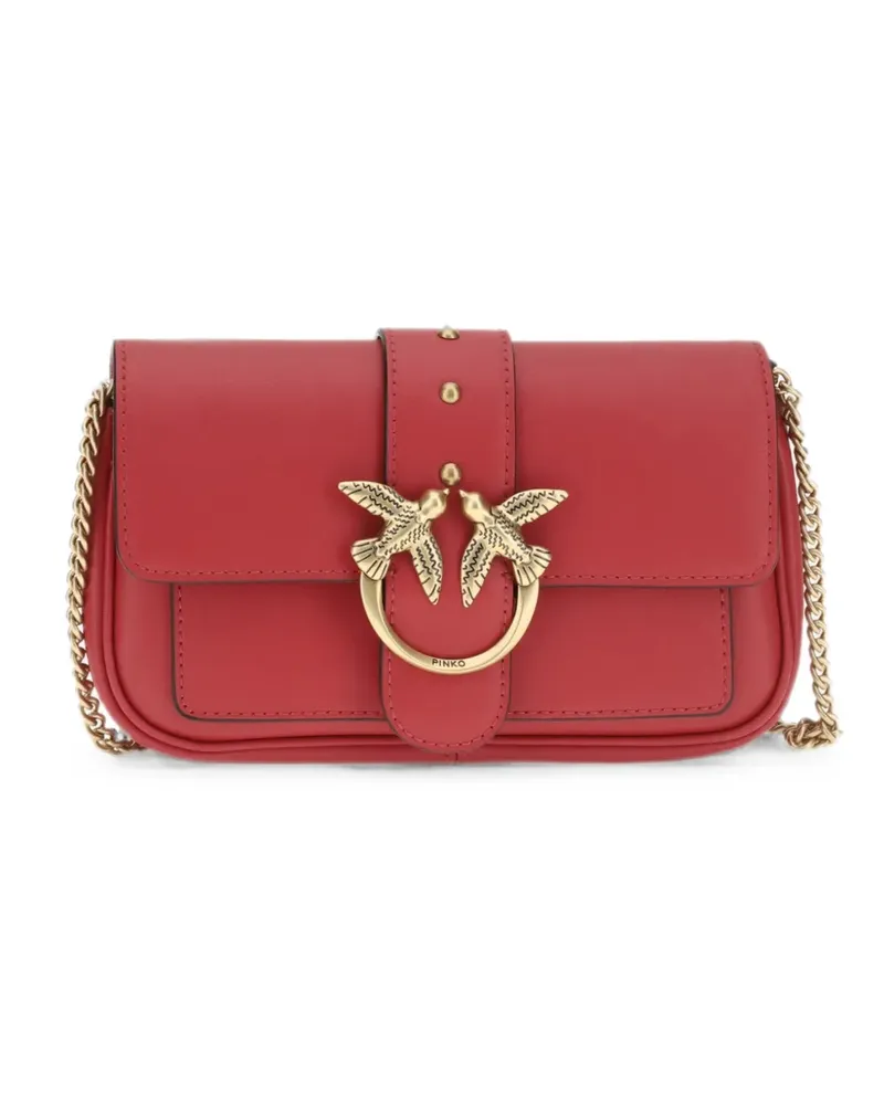 Pinko mini Love One Pocket cross body bag - Rot Rot