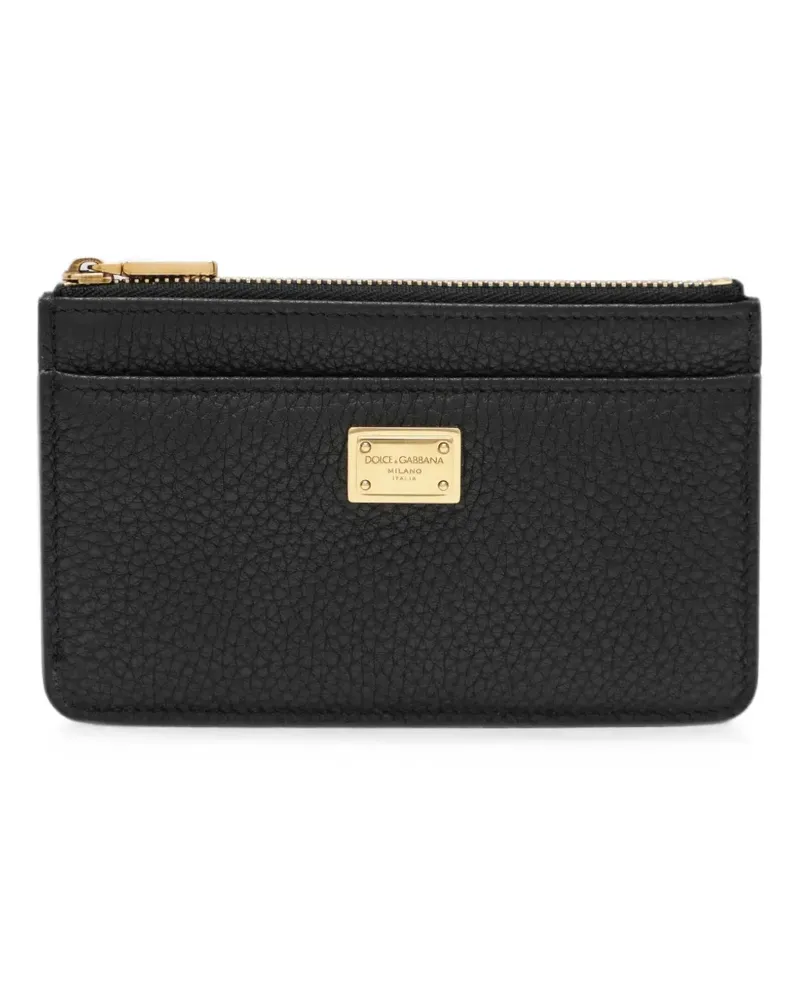 Dolce & Gabbana calfskin card holder - Schwarz Schwarz