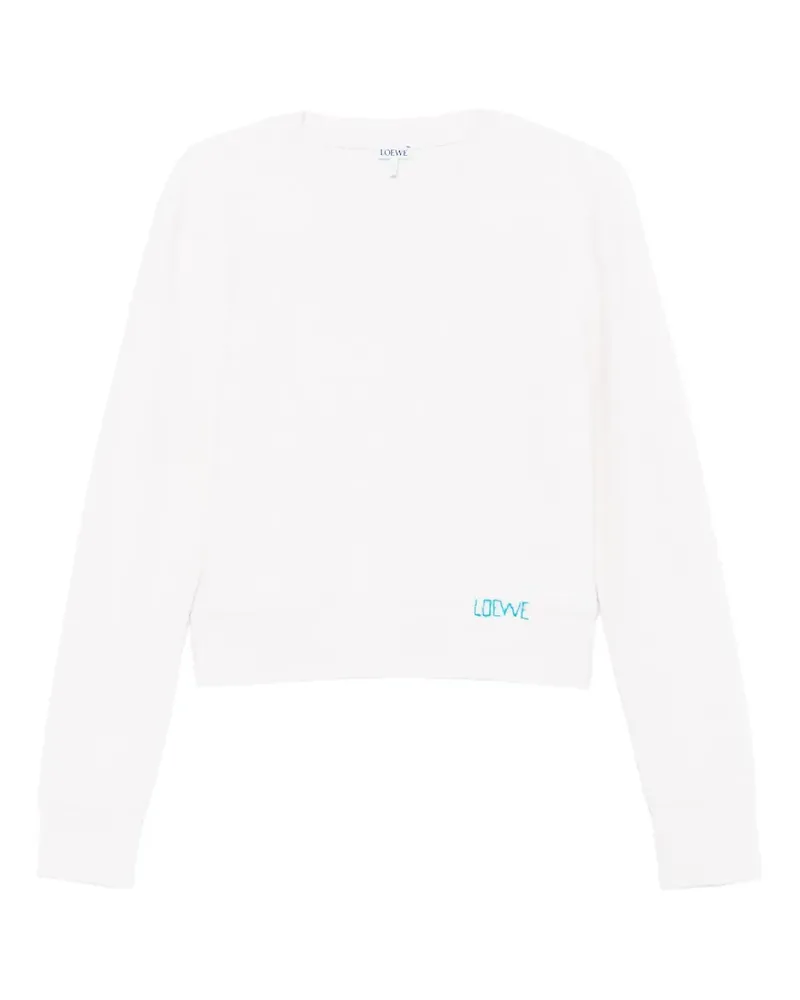 Loewe Pullover mit Logo - Nude Nude