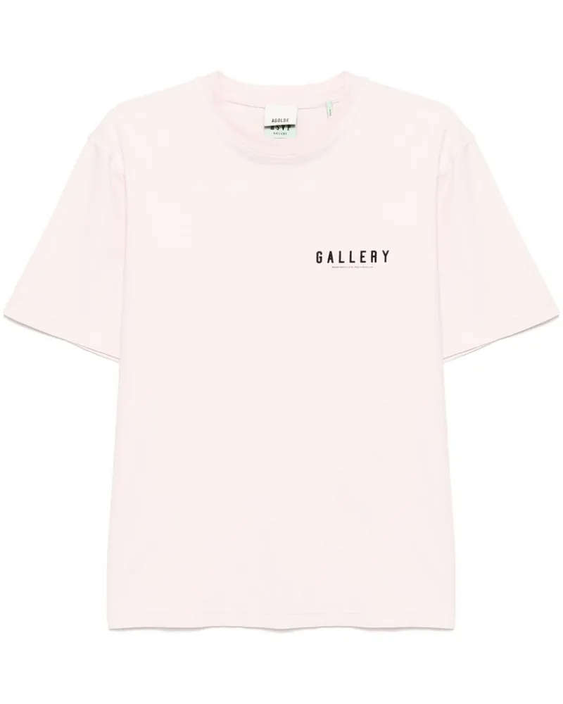 AGOLDE x RSVP Gallery T-Shirt - Rosa Rosa