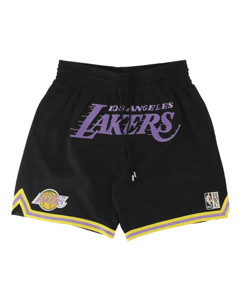Mitchell & Ness NBA Lakers practice shorts - Schwarz Schwarz