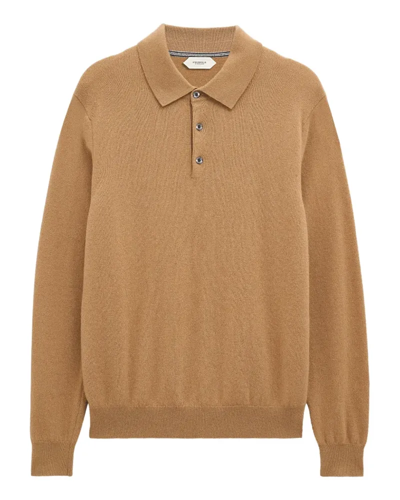 Pringle of Scotland Poloshirt aus Kaschmir - Nude Nude
