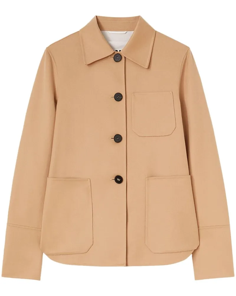 Jil Sander Hemdjacke aus Kaschmir - Braun Braun