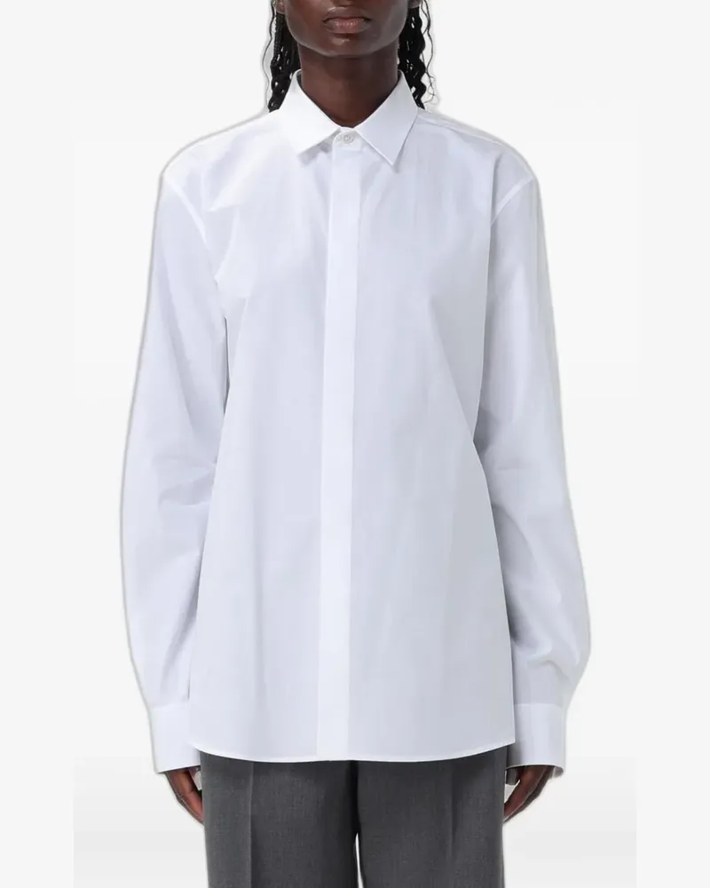 Valentino Garavani long-sleeve cotton shirt - Weiß Weiß