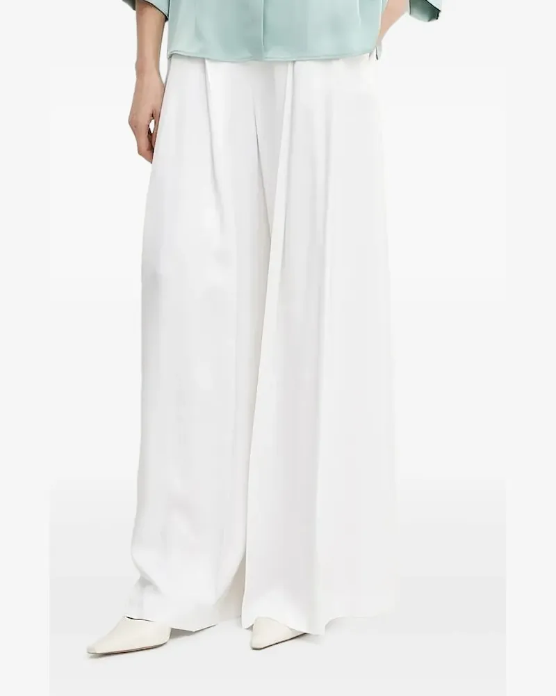 HUGO BOSS Plissierte Hose - Weiß Weiß