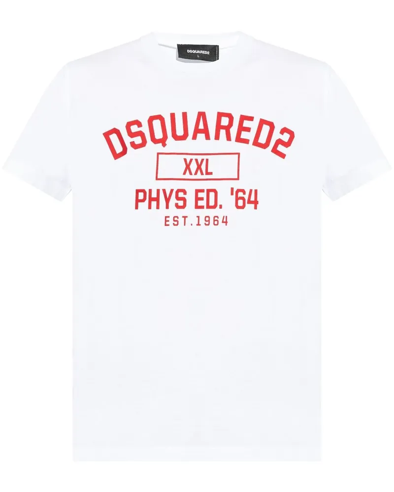 Dsquared2 XXL Phys Ed. 1964 T-Shirt - Weiß Weiß