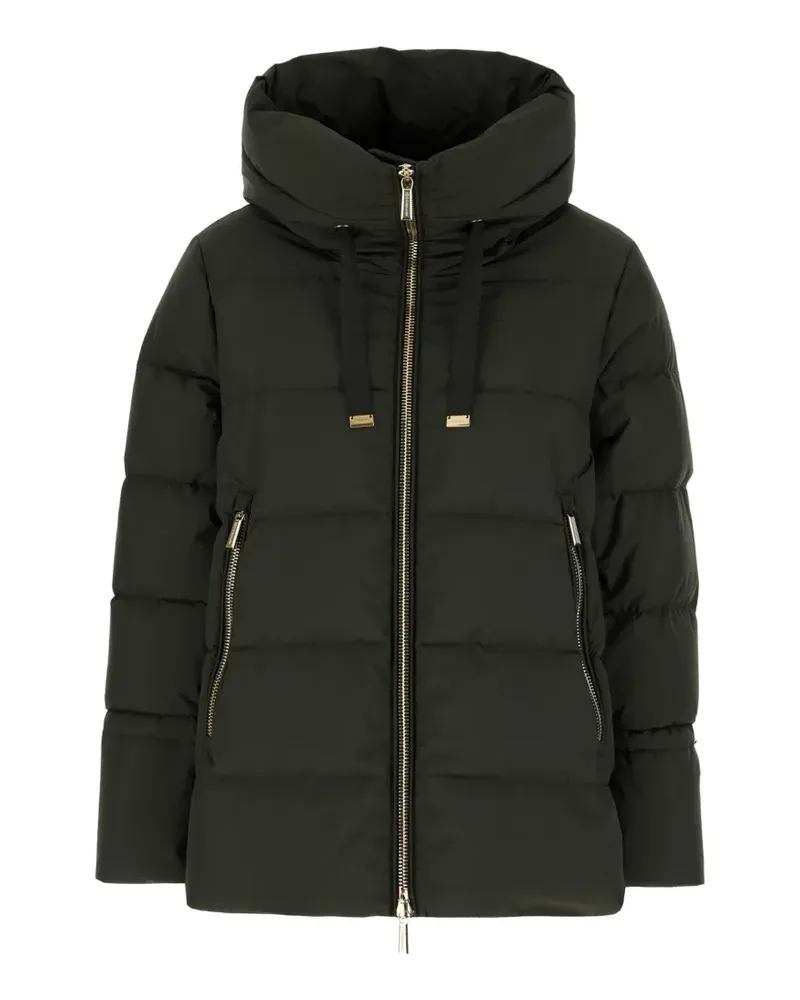 MOORER quilted hooded jacket - Grün Grün