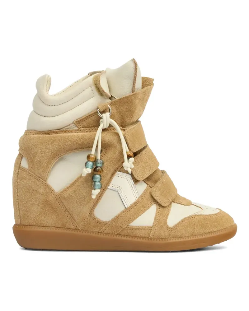 Isabel Marant Bekett suede sneakers - Nude Nude