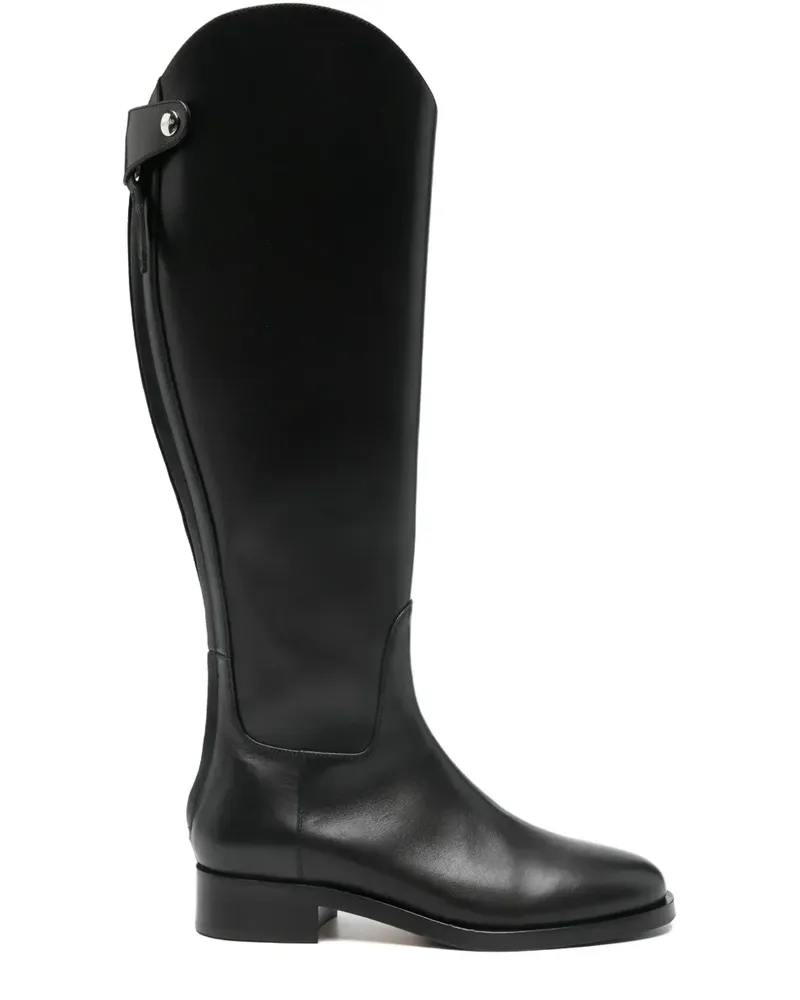 aeyde Stiefel mit Reißverschlussdetail - Schwarz Schwarz