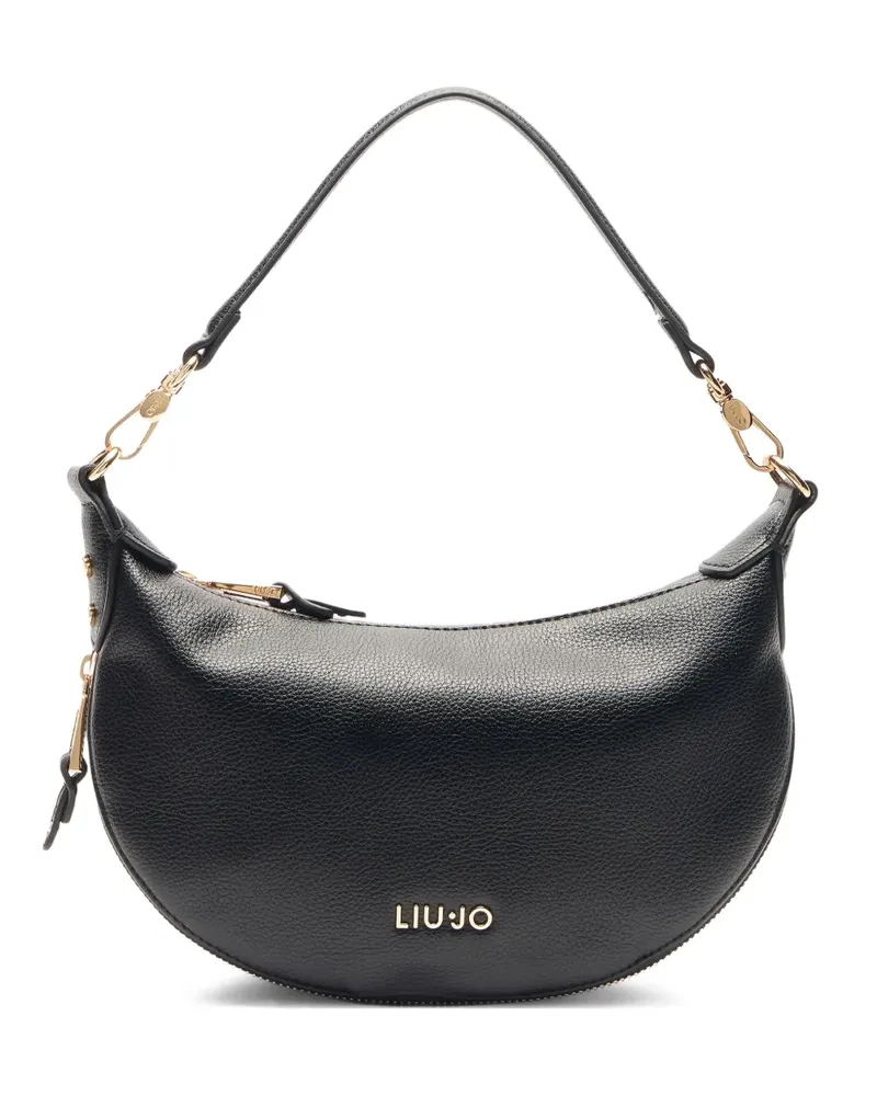 Liu Jo Schultertasche mit Logo - Schwarz Schwarz