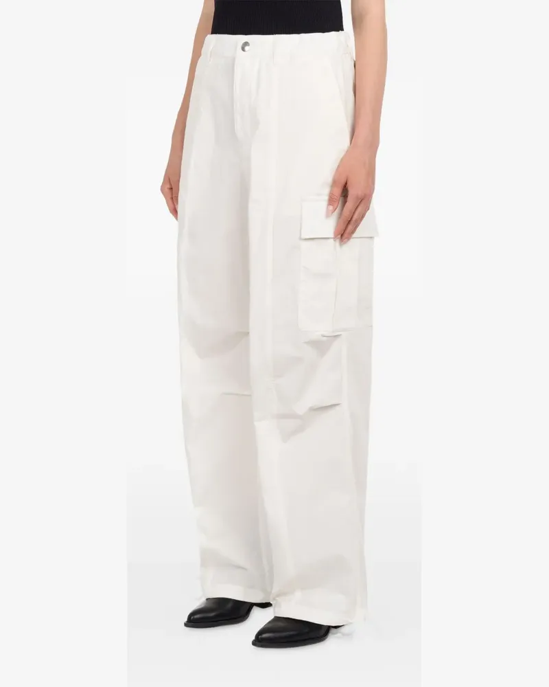 Department 5 cargo-pockets straight trousers - Weiß Weiß