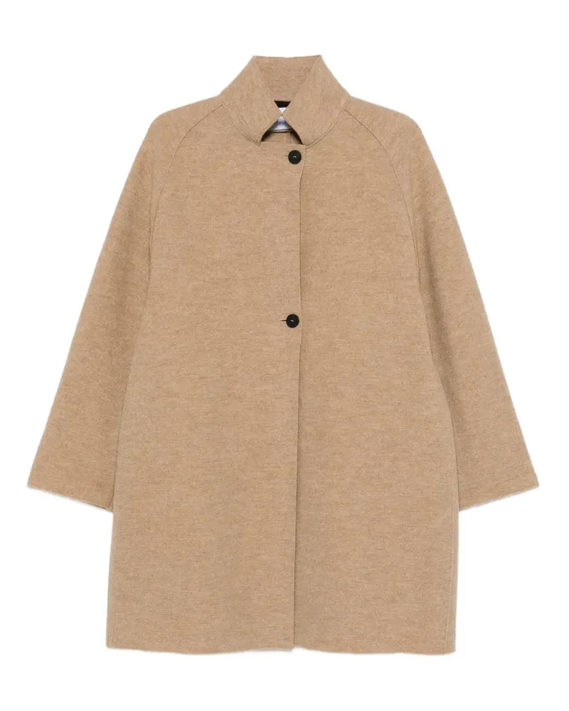 Harris Wharf London buttoned coat - Nude Nude