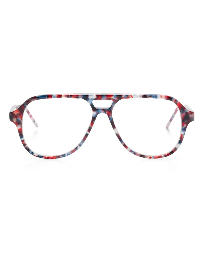 Thom Browne Klassische Pilotenbrille - Rot Rot