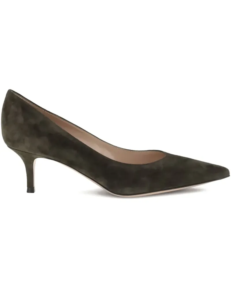 Gianvito Rossi Pumps mit spitzer Kappe - Grün Grün