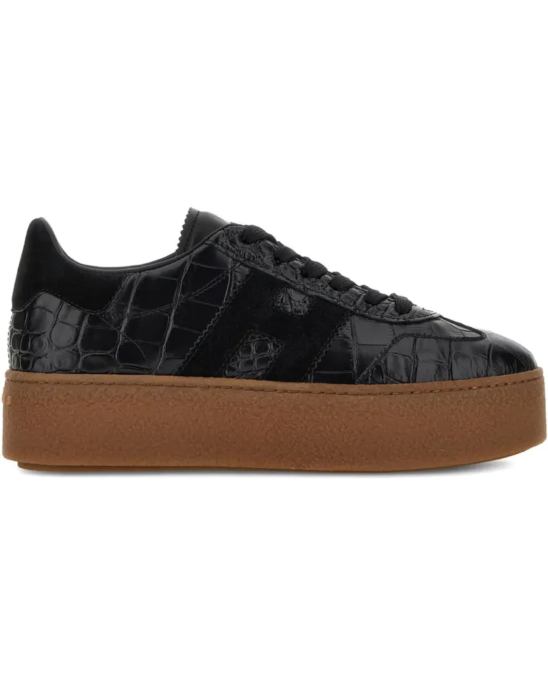 Hogan H698 Plateau-Sneakers - Schwarz Schwarz