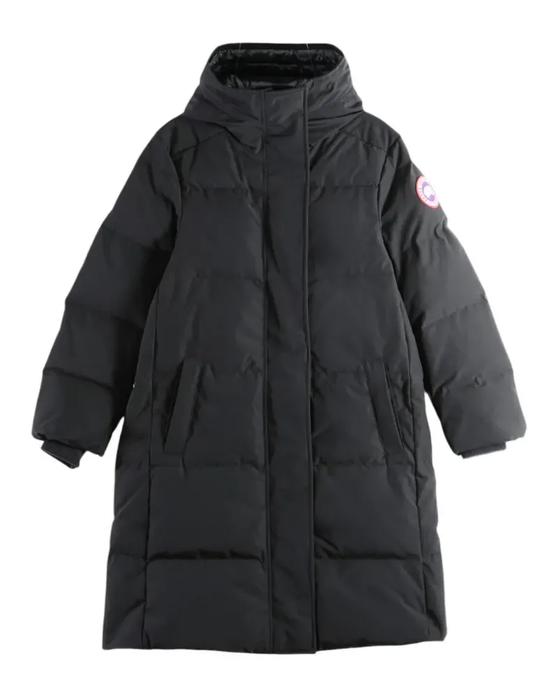 Canada Goose Gesteppter Louise Kapuzenmantel - Schwarz Schwarz