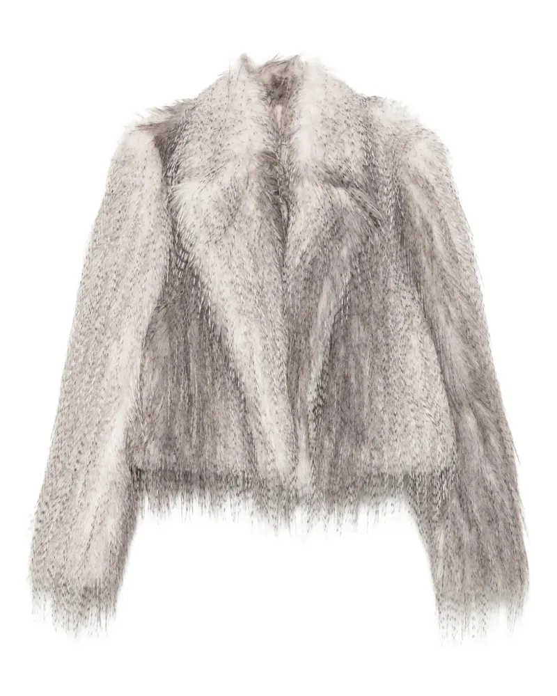 Giuseppe di Morabito Jacke aus Faux Fur - Grau Grau