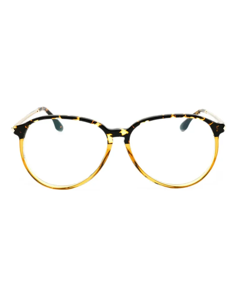 Victoria Beckham tortoiseshell-effect glasses - Braun Braun