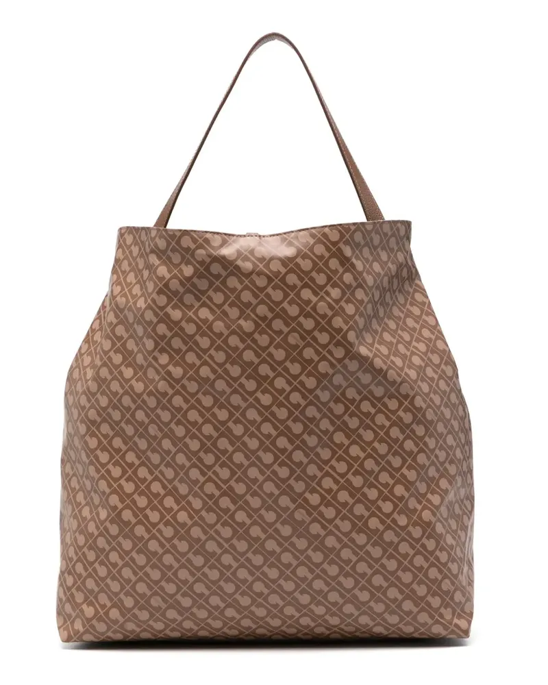 Gherardini monogram tote bag - Braun Braun