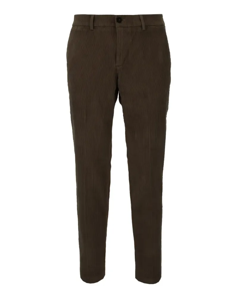 CRUNA corduroy Solferino trousers - Braun Braun
