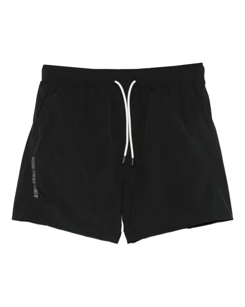 ECOALF Biarritz drawstring-waist swim shorts - Schwarz Schwarz