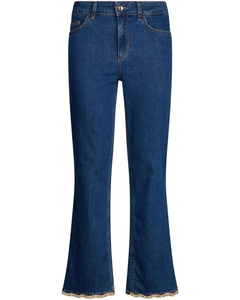 Liu Jo Gekürzte Bootcut-Jeans - Blau Blau