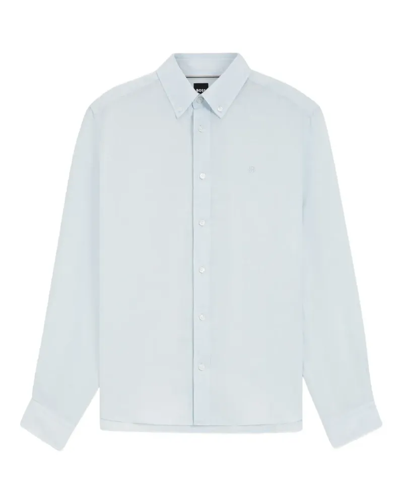 HUGO BOSS Langärmeliges Hemd - Blau Blau