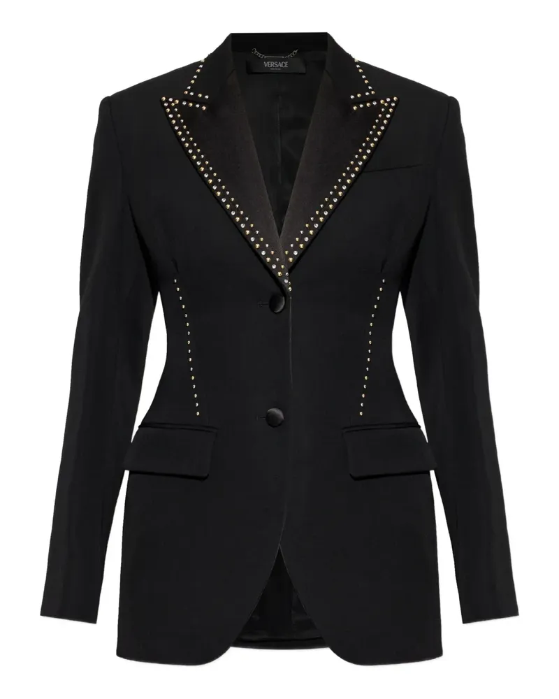 Versace studded blazer - Schwarz Schwarz