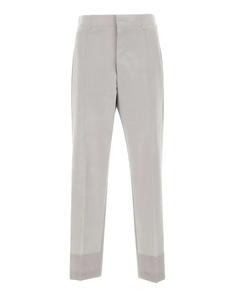 Maison Margiela hidden placket tailored trousers - Grau Grau