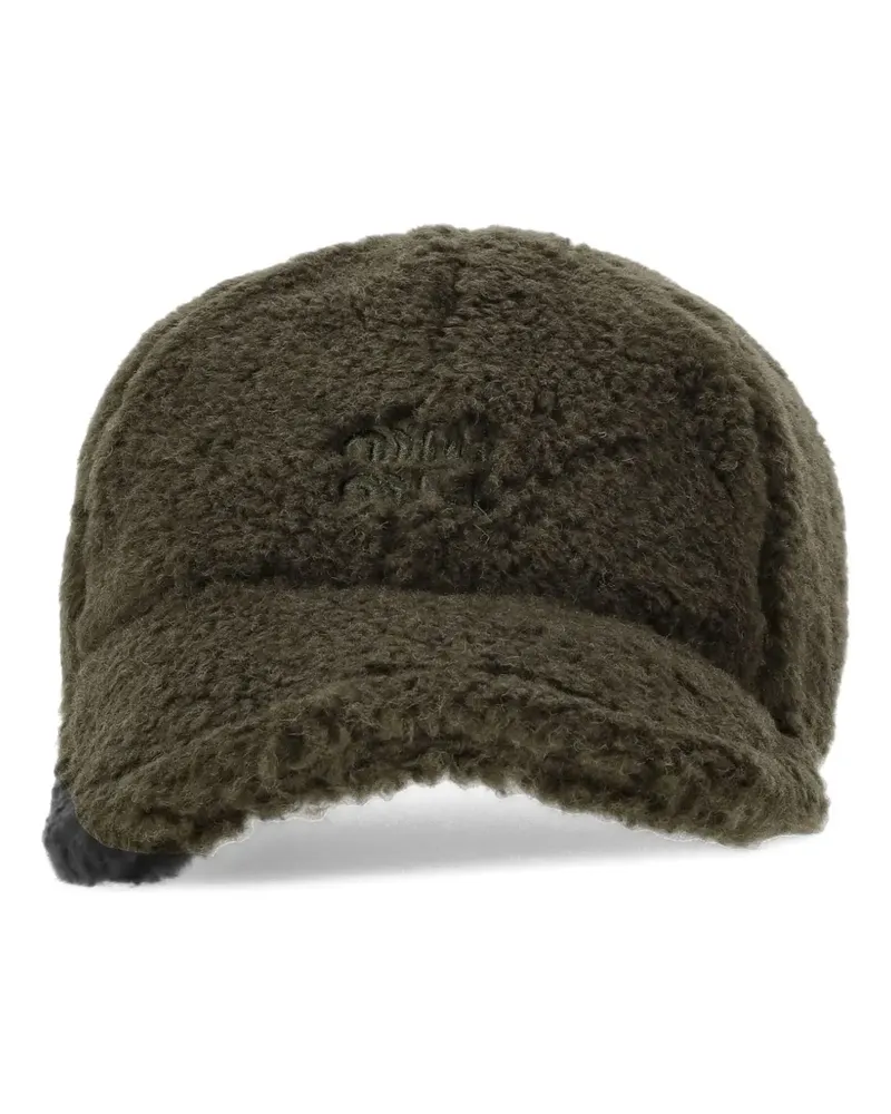Miu Miu fleece baseball cap - Grün Grün