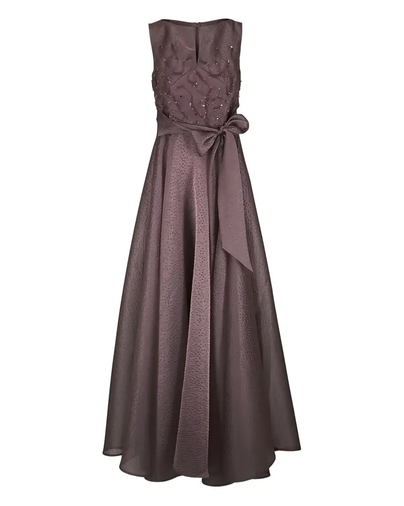 Talbot Runhof embellished tie maxi dress - Braun Braun