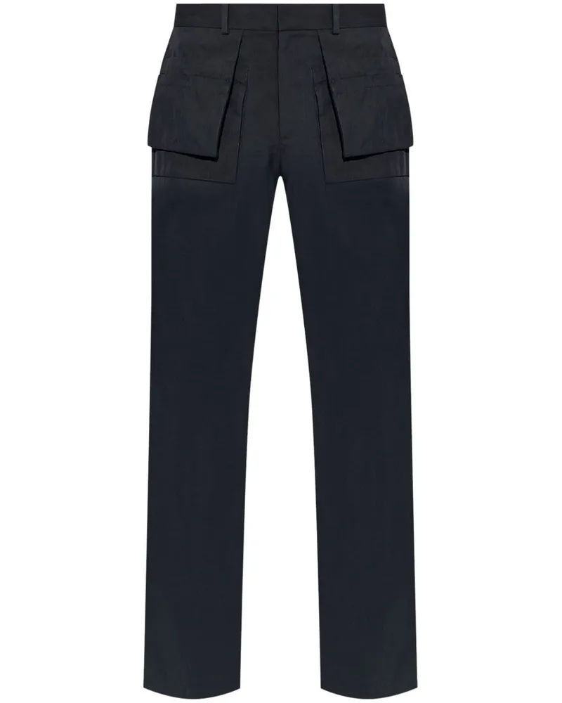 Helmut Lang Hose im Utility-Look - Blau Blau