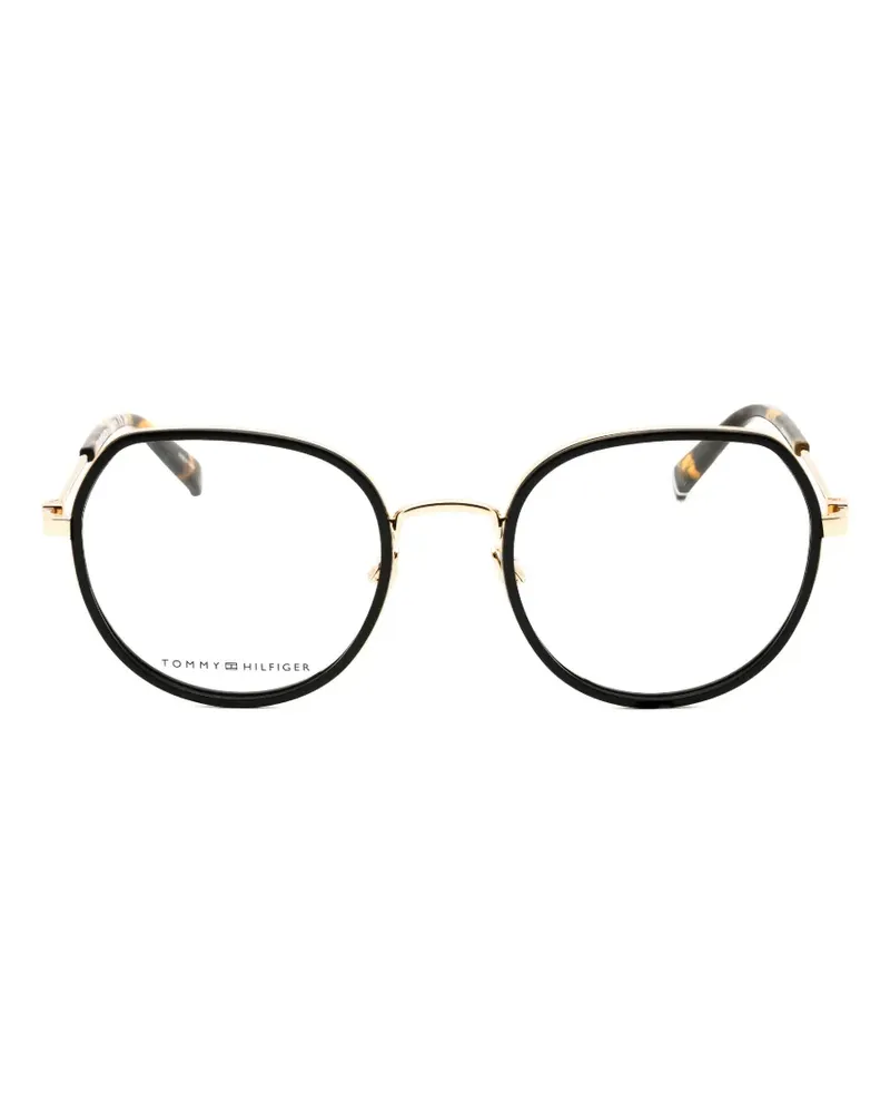 Tommy Hilfiger round-frame glasses - Schwarz Schwarz