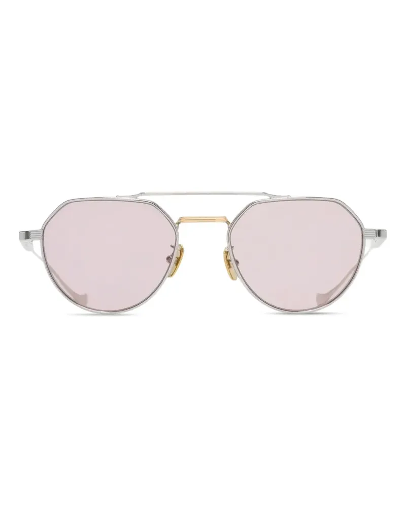Cutler and Gross geometric-frame sunglasses - Silber Silber