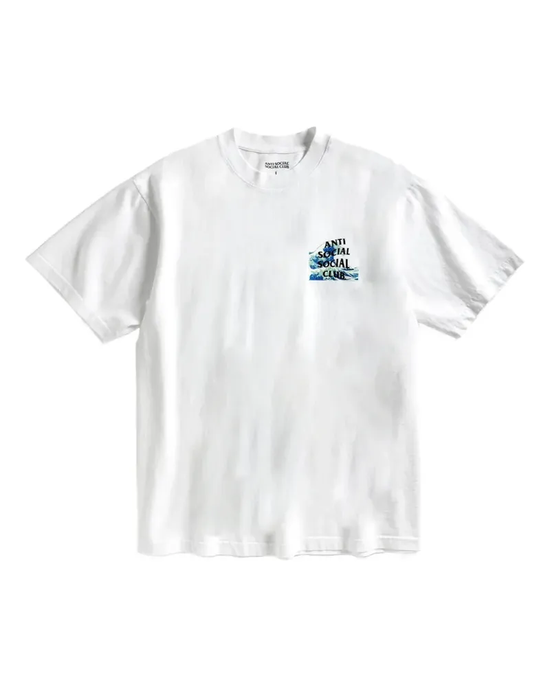 Anti Social Social Club Tonkatsu: The Great Wall T-Shirt - Weiß Weiß