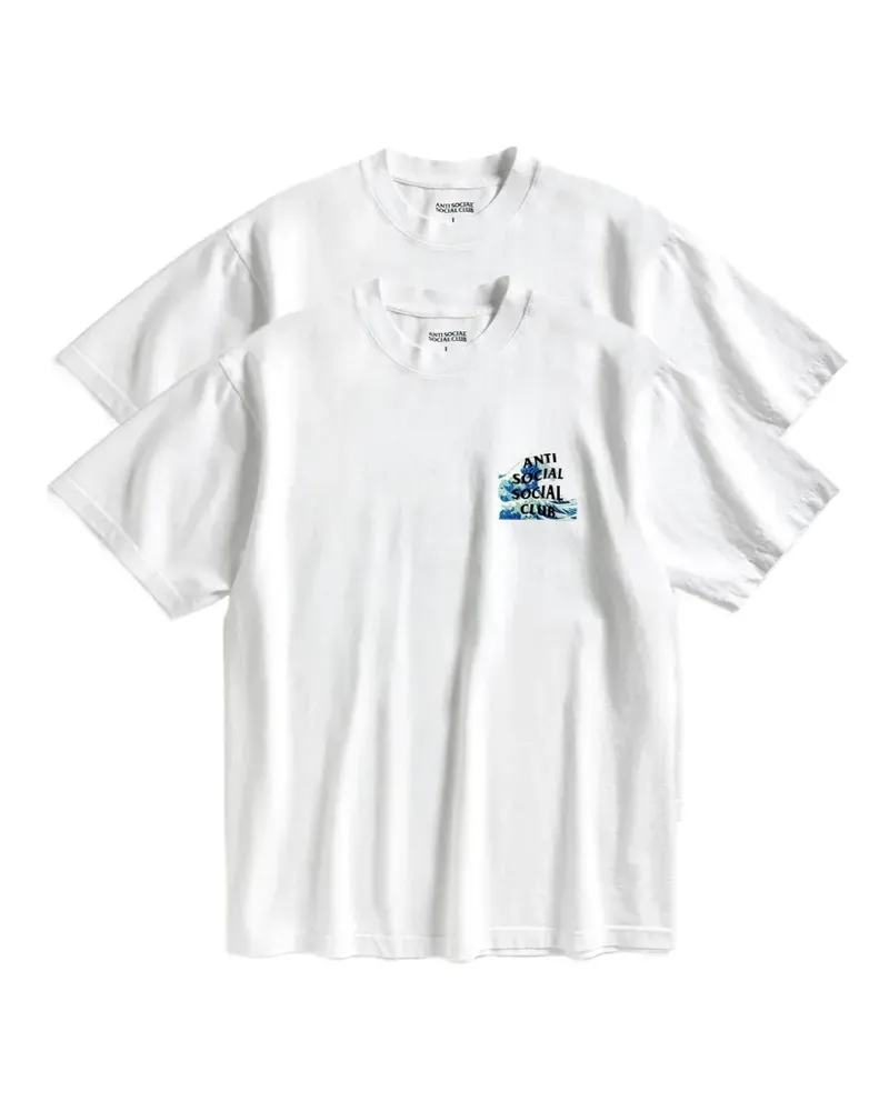 Anti Social Social Club Tonkatsu: The Great Wall T-shirt - Weiß Weiß