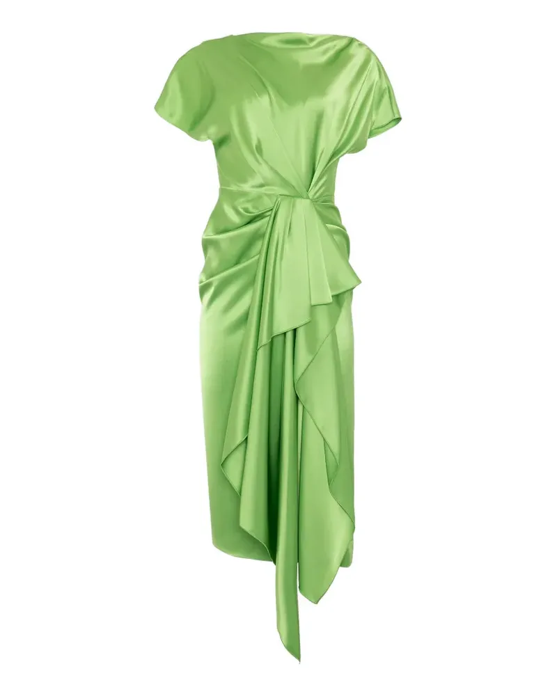 Roksanda Ilincic Zoa draped midi dress - Grün Grün