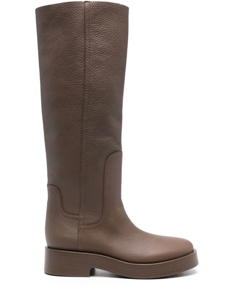 Casadei Kniehohe Stiefel - Braun Braun