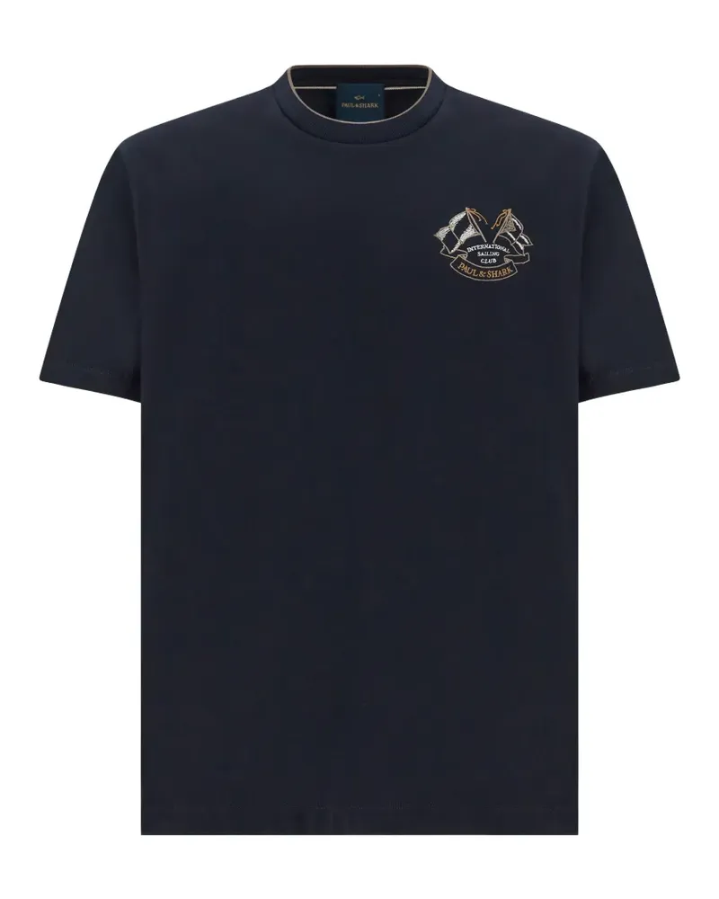 Paul & Shark Klassisches T-Shirt - Blau Blau