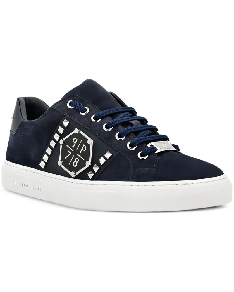 Philipp Plein Sneakers mit Nieten - Blau Blau