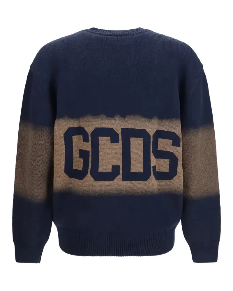 GCDS Pullover mit Spray-Effekt - Blau Blau